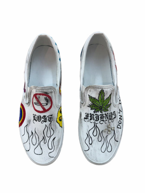 “Lucid dream” slip ons