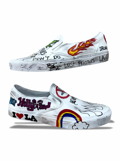 “Lucid dream” slip ons